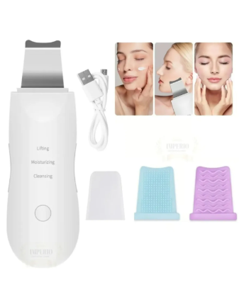 Espátula Limpieza Facial Ultrasónico Exfoliante Recargable
