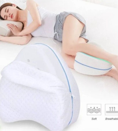 Almohada Ergonómica Viscoelástica Para Las Piernas Y Rodillas